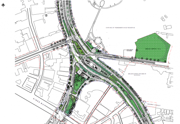 Anzac Station Site Plan. Image: Cross Yarra Partnership Melbourne Metro Station names revealed as Development Plans are released