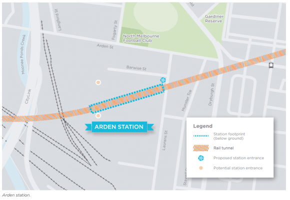 Arden Station. Image Melbourne Metro Rail Authority Melbourne Metro Rail stations: more detail released & comment