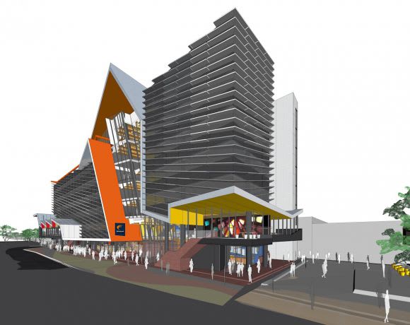 Artists impression of the complex. Image courtesy Brimbank City Council Lyons add another civic project to their portfolio