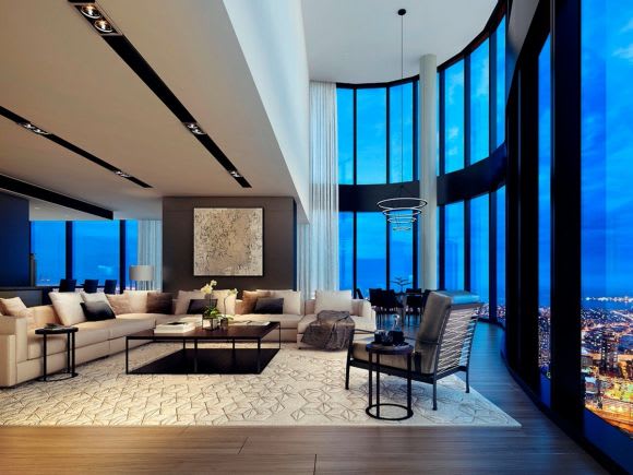 Australia 108. Image supplied. 5 Melbourne apartments with the most spectacular views