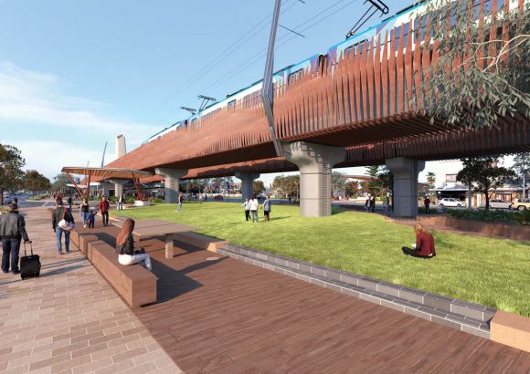 Station Street in Carrum will be grade separated - image: Level Crossing Removal Authority Two tiers of service on the Frankston is a nice to have, not a necessity