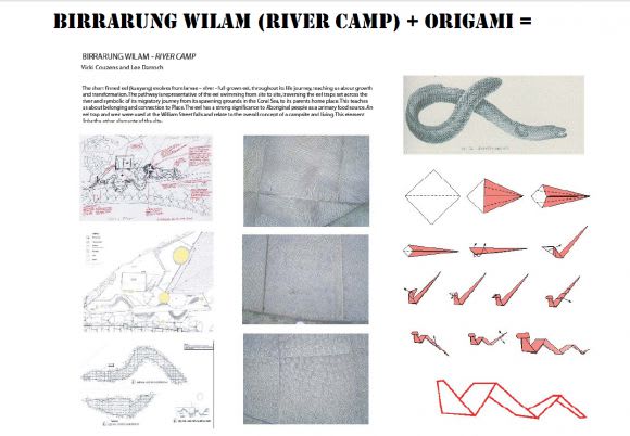 Birrarung Wilam and origami eels. Fed Square East: Some food for thought (Part One)