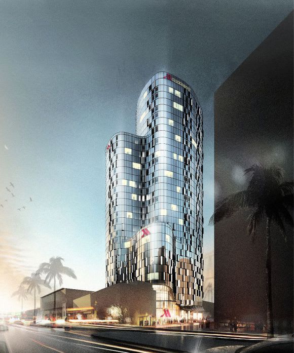 Artist's impression of Marriott Docklands Marriott Docklands adds to the Melbourne hotel mix