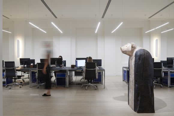 The open plan workspaces on the first floor. Image: Earl Carter A tour of Pitzy Folks' new Windsor office