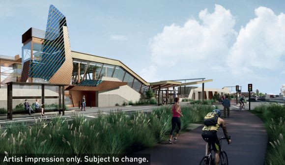 The new Chelsea station. Image: levelcrossings.vic.gov.au New stations in Melbourne's Edithvale, Chelsea and Bonbeach unveiled