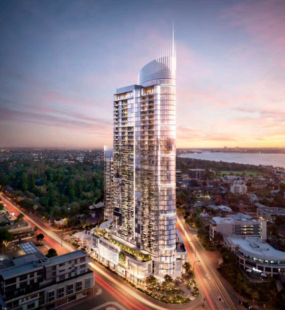 Credit: SS Chang Architects Perth's 10 future tallest buildings
