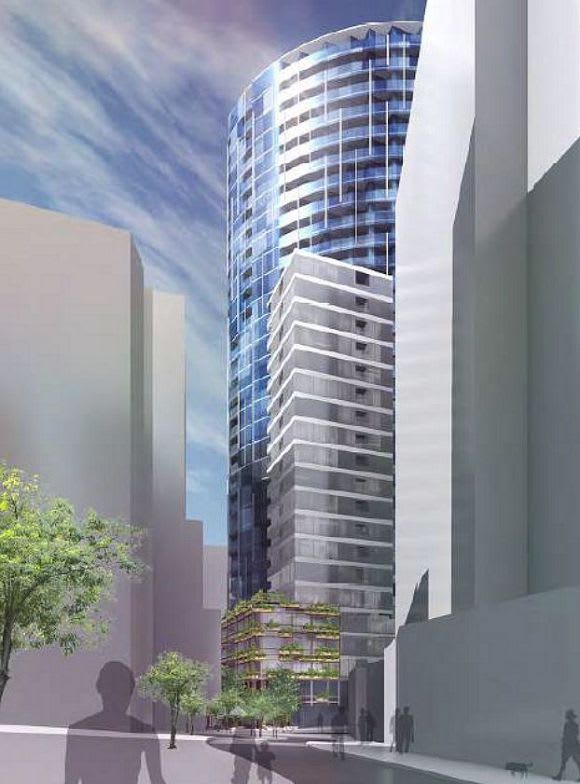 Artist's impression of 16-22 Claremont Street above all others Add another to South Yarra's emerging 'Forrest'