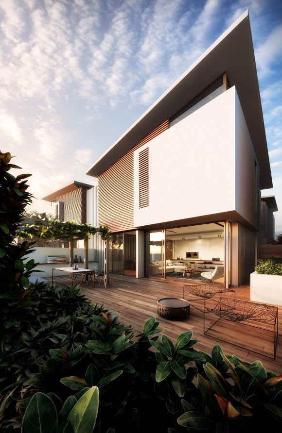 Collection XI rear dwellings, thirteen in total. Image courtesy The Chapter Group. The Next Chapter: Collection XI