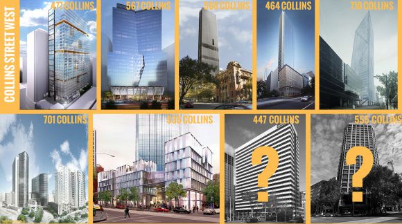 The cast of Collins Street, playing soon at the West End. © Urban Melbourne Planning Application > 477 Collins Street, Melbourne