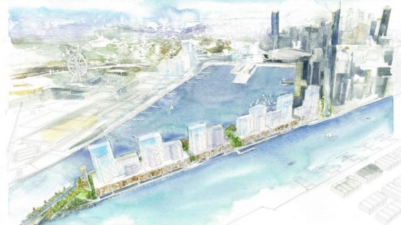Artist's impression of Collins Wharf. Image courtesy of Collins Wharf Development Plan. The beginning of the end: No.1 Collins Wharf