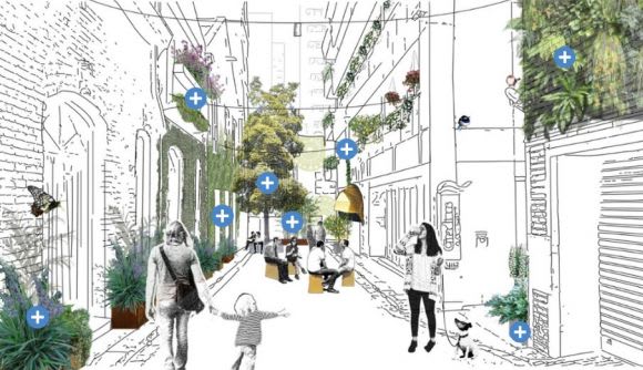 Coromandel Place design concept. Image: Participate Melbourne website City of Melbourne's Green Your Laneway initiative moves forward