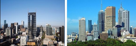 Melbourne Central and Collins Place Star(chitect) Wars: Episode IV - A New Hope?