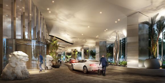 Crown Casino Tower entrance. Credit: Crown Ltd The future of Sydney’s skyline: 9 tallest skyscrapers by 2025