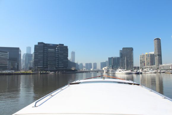 Cruising down the Yarra courtesy of Mirvac. Yarra's Edge Forges Ahead