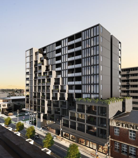 Due North. Image supplied. Rooftop living in the heart of Preston South