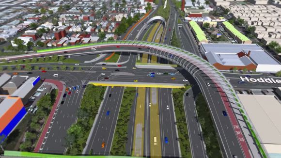 View of the Eastern Portal (Clifton Hill and Collingwood) Jeff Kennett voices concerns over East West Link design