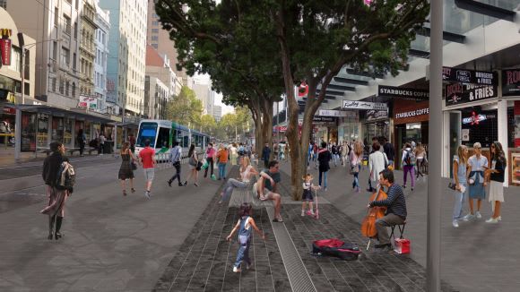 Artist's impression of Elizabeth Street South upon completion. Image : City of Melbourne Elizabeth Street pop up to close as development works commence on Riverview House
