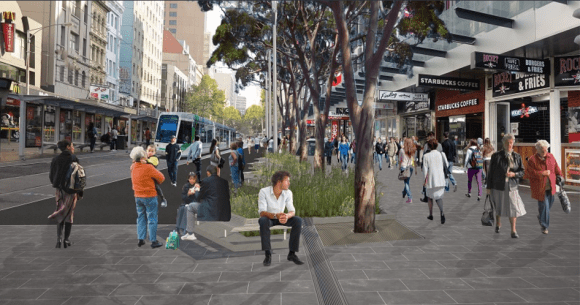 Elizabeth Street South concept image. Image: City of Melbourne My top 5 city changing projects