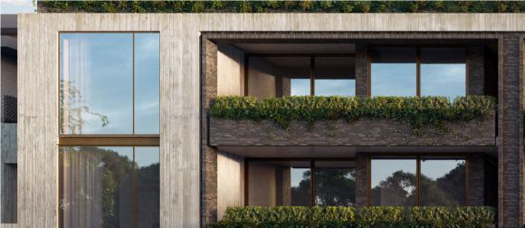 Composition of materials which make up the facade. © Piccolo Michael Piccolo on the design virtues of Elwood House