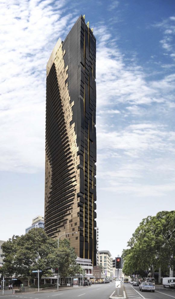 500 George Street. Image credit: Cottee Parker Architects/Brisbane Development Brisbane's 8 future tallest skyscrapers
