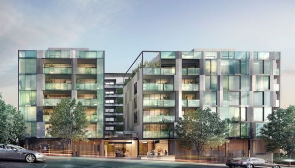 Buchan Group's rendered 133 Rosslyn Street West Melbourne's development scene as fluid as ever