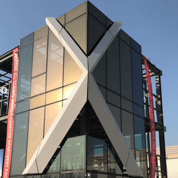 Facade detailing for Paragon. Image provided by Fender Kastalidis Instagram. Paragon construction update