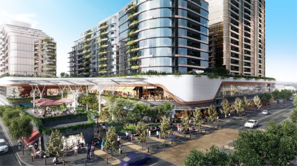 Artist impression of The Glen with the Sky Gardens towers. Probuild Delivers Final Major Stage of The Glen Development