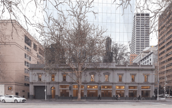 Proposed Flinders Street frontage. © K2LD Jumping at Shadows > 1-5 Queen Street, Melbourne