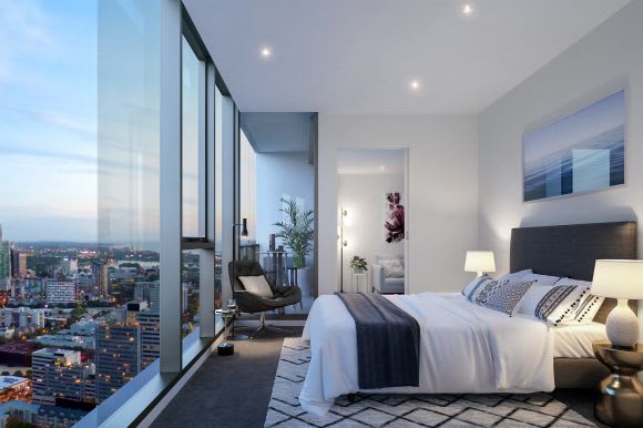 Floor-to-ceiling windows filter in an abundance of natural light Construction has commenced on Southbank’s newest major apartment development, Focus, brought to you by Central Equity