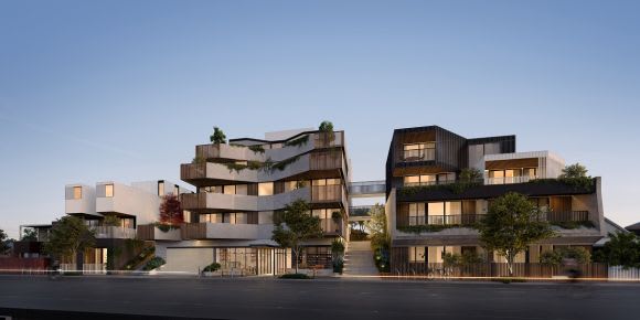122 Roseneath Street streetscape. Image courtesy Assemble Social connectivity is at the heart of 122 Roseneath Street