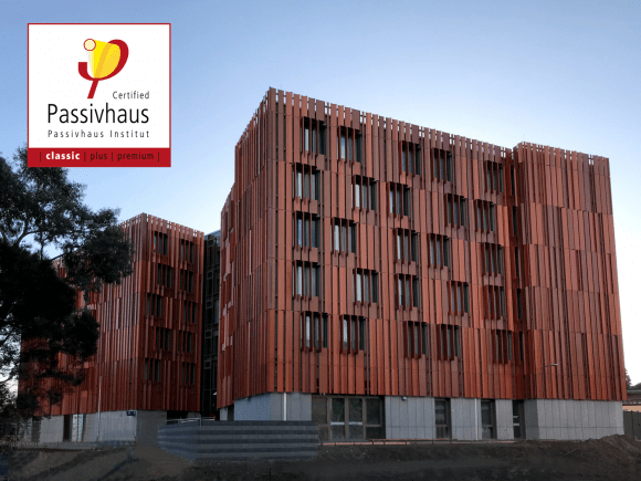 The Passiv-haus accredited building. Multiplex's Danielle Savio gives insight into the benefits of using cross laminated timber