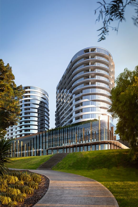 The first of two tower, VS03 was launched this month. Image: Growland Group Victoria Square's next phase adds to Footscray's development pipeline