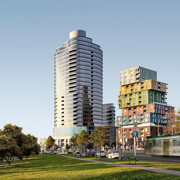 One Wellington will provide the entry statement into St Kilda. Image: Gabriel Saunders LAS Group's Les Smith discusses One Wellington