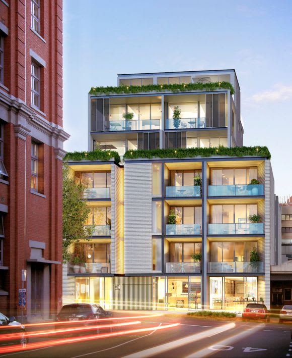 Artist's impression of 28 Stanley Street. Image courtesy GURNER Going Going Gurner! 28 Stanley Street and minimum apartment guidelines