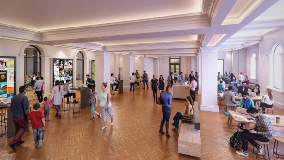 Render of the new Hansen Hall - image: SLV State Library of Victoria's Vision 2020 kicks off after securing philanthropic support