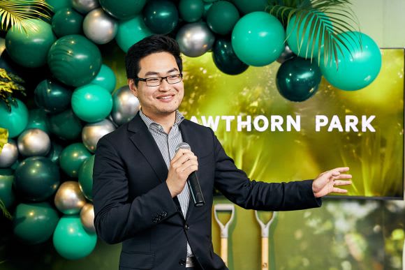 Hugh Lu, Development Director at Dahua Group. Image: Supplied Dahua Group's Hawthorn Park commences construction in Hawthorn East