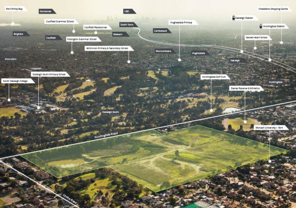Site and Amenity aerial. © Sterling Global Sterling Global's grand plans for Huntingdale