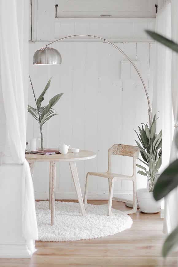 Use rugs to define separate zones