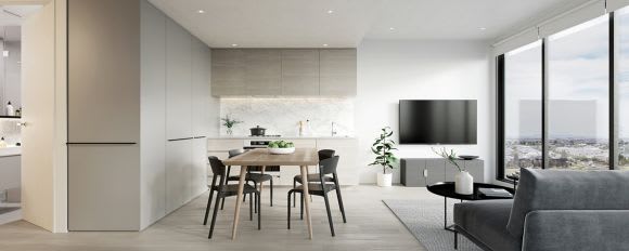 The interiors of Lincoln Apartments. Image: Cedar Woods Cedar Woods announces new apartments for Williams Landing
