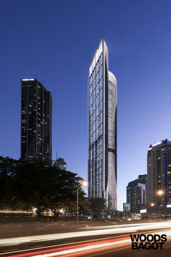 Queen's Tower. Image credit: Woods Bagot Brisbane's 8 future tallest skyscrapers