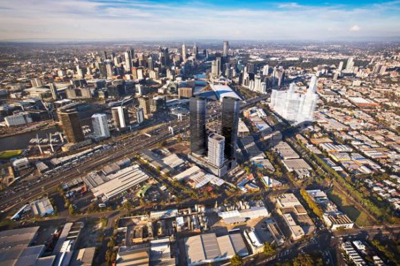 60-82 Johnson street. Image courtesy Rothelowman Fishermans Bend proposals: an overview