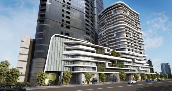 60-82 Johnson Street, South Melbourne. Image courtesy ROTHELOWMAN ROTHELOWMAN’s innovative vision for Fishermans Bend