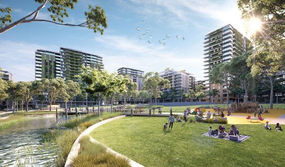 What could be for Melrose Park. Image: PAYCE Consolidated PAYCE pushes for more apartments in Melrose Park
