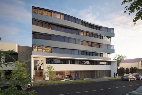 Chester is another Bruce Henderson Architects design. Image: CastranGilbert AUSCO affirms Cheltenham's emergence as an apartment hot spot