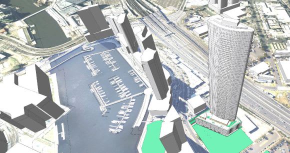 Preliminary image of 85-93 Lorimer Street. Image courtesy Elenberg Fraser Little Projects: current success and future intent