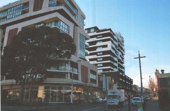 Rendered perspective from street level. Planning image: Ewert Leaf Steller seeks a new Elsternwick high point