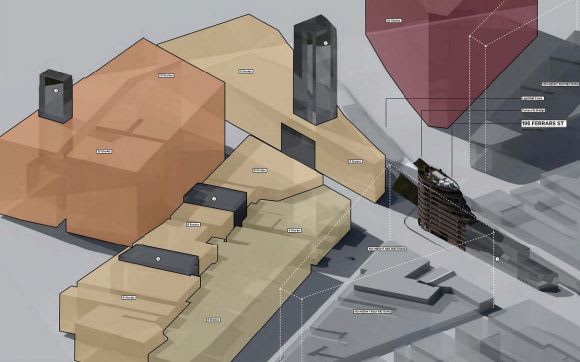 Versus draft planning controls. Planning image: TANDEM Tandem tackles a tight Ferrars Street site