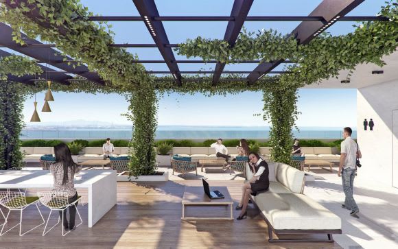 Envisaged terrace views over Geelong. Image: Franze Developments Approval granted for a major 0 million Geelong development