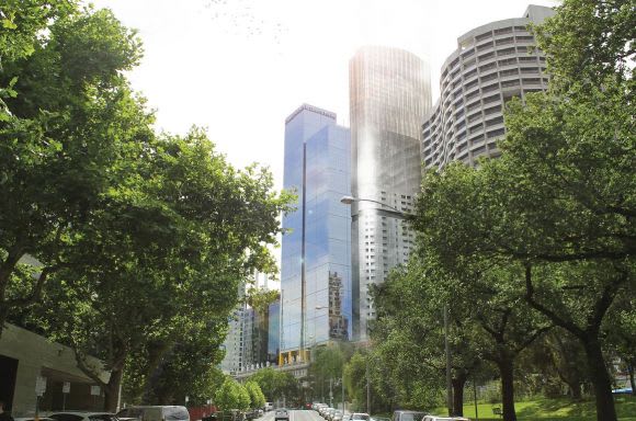 A different perspective at a different height. Image: SJB Architects Dexus opts out of Flinders Street and opens the door to a new urban realm