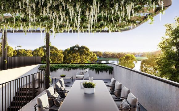 Elwood Park's communal terrace Elwood Park represents Dynamic Property Group's successful entry into development